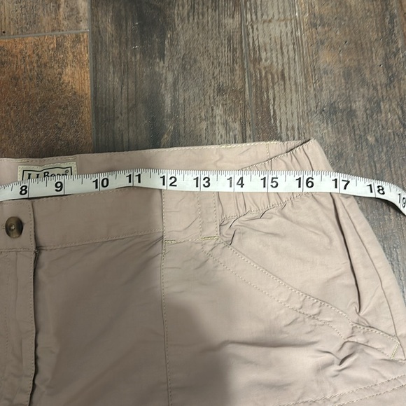 LL BEAN LIGHT WEIGHT ZIP OFF PANTS SIZE L e27 - Picture 6 of 6